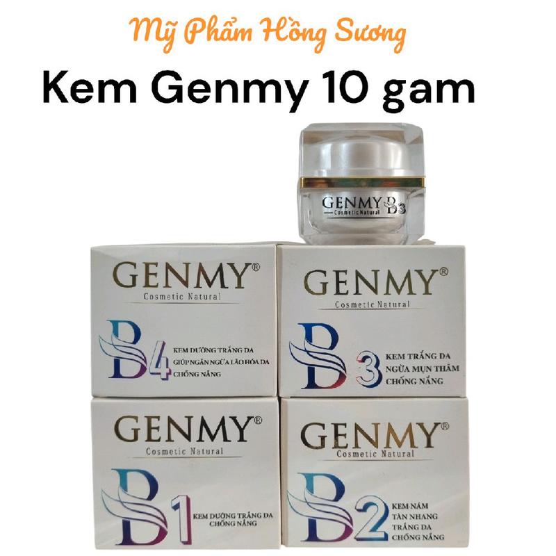 Kem Genmy B1 B2 B3 B4 10g kem dưỡng trắng da