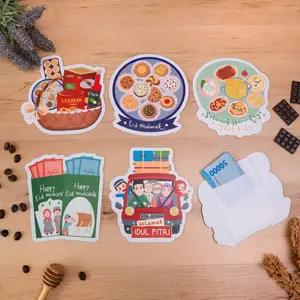 Amplop Lebaran Peluk Karakter Labubu Toples Unik Isi 6 pcs Ukuran 14 x 9 cm & 15 x 9 cm Angpau Lebaran Murah