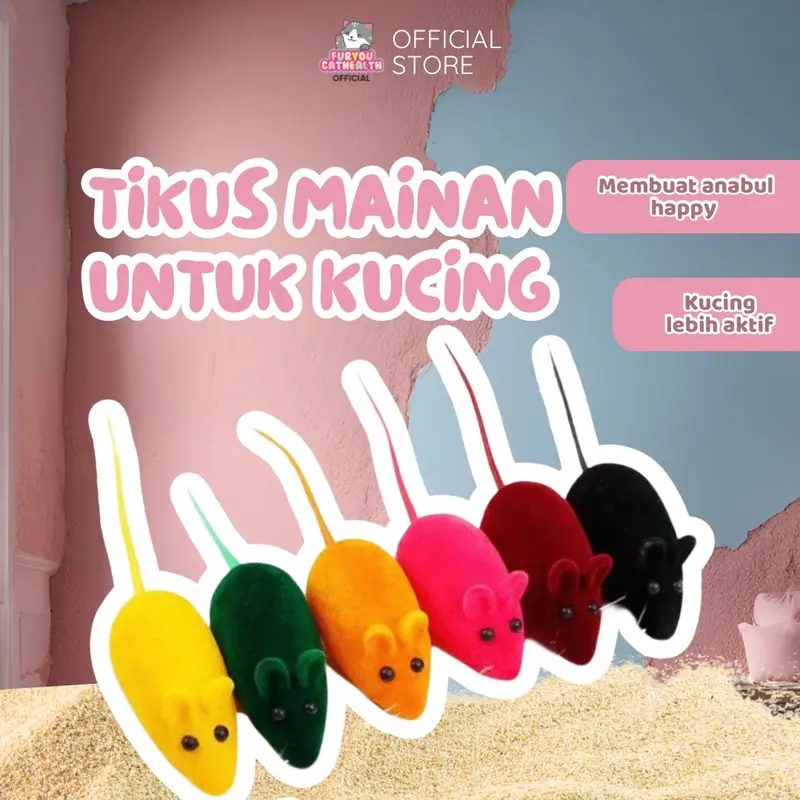 Tikus Mainan untuk Hewan Peliharaan Mouse Cat Toys 0