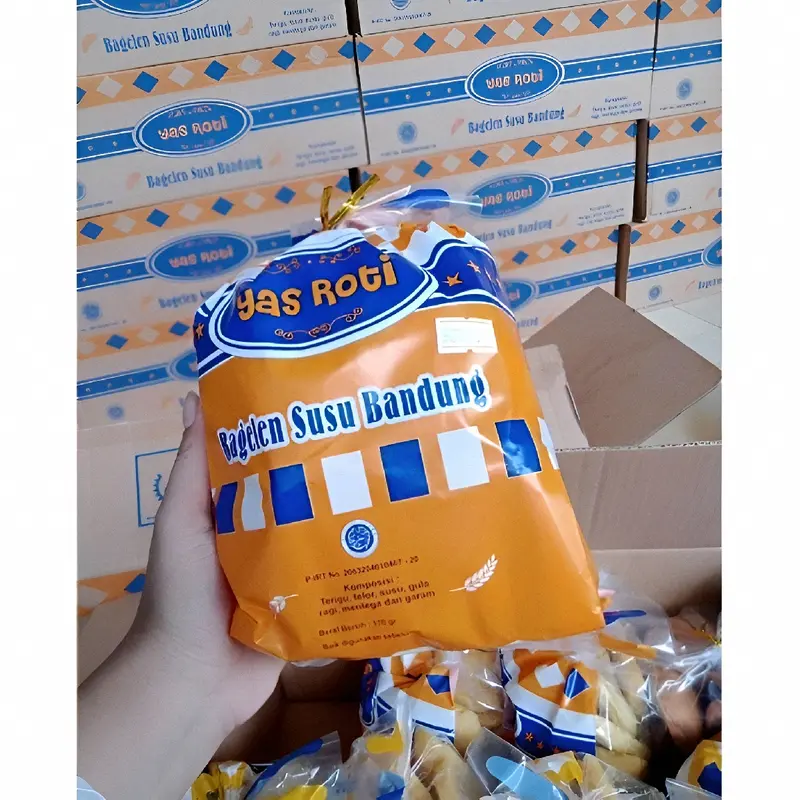 roti kering bagelen 1 dus isi 4 kantong Coklat bukan  Frozen coklat Kacang Maryam Camilan Food Halal Keju Lezat Snack Sembako 2