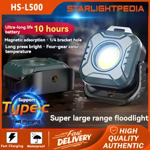 Lampu Mini Gantung Camping H2S 500L 3 Temperatur Warna Emergency Lamp Multifungsi LED Light COB