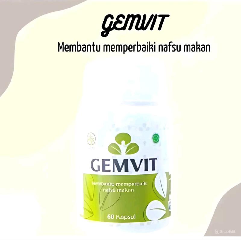 [PROMO KEMERDEKAAN] GEMVIT-Isi 30 Kapsul BPOM HALAL 0