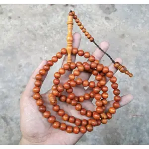 Tasbih Kayu Secang size 8mm isi 99 Butir - Cocok buat dzikir dan wirid -  Muslim, Motif