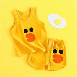 1.1 BIG SALE Setelan baju anak baby duck logo
