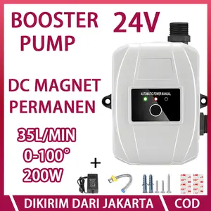 Pompa Booster Pendorong 32L Pompa Penguat Mandi Heater Otomatis 120W 150W 220V 24V Pengangkat Tekanan Mini Pompa Air Pengangkat Tekanan Rumah Tangga