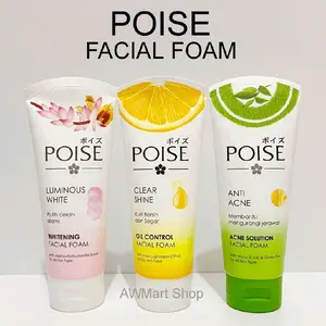 POISE Facial Foam Sabun Pembersih Wajah 100g