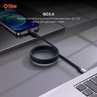 Gambar Olike D112 Data Cable Fast Charging Micro Type C Lightning D112M D112C D112L - Type C dari Starcomp Semarang Kota Semarang 4 Tokopedia