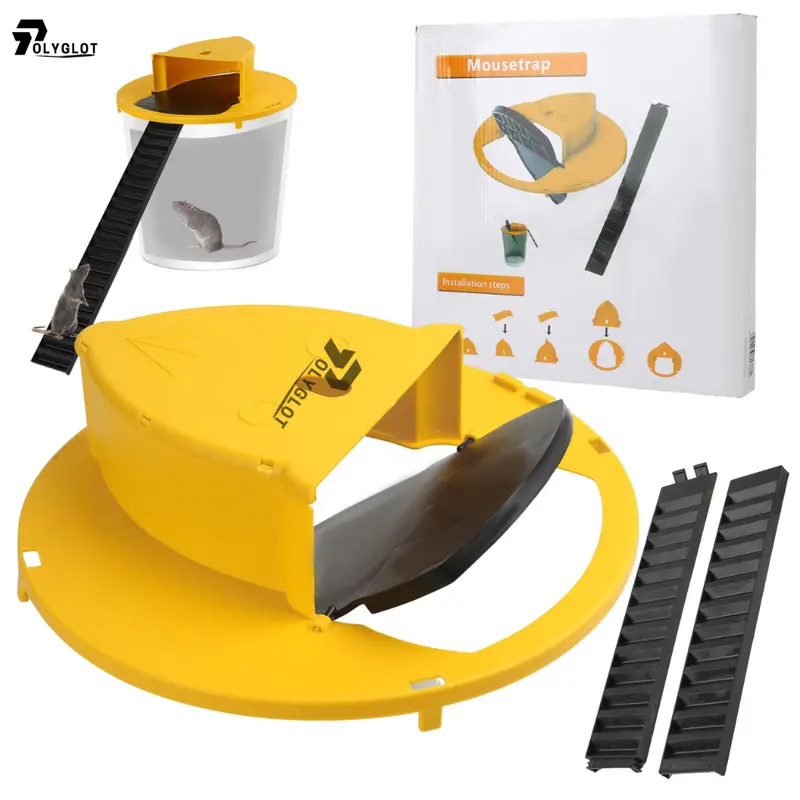 Jebakan Tikus Mouse Trap Reusable Flip and Slide Bucklet Lid Plastik 0