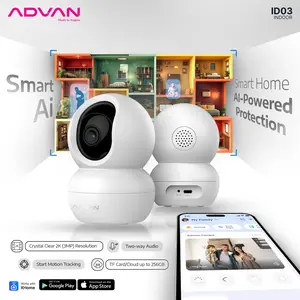 ADVAN Smart IP Camera ID3 CCTV 3MP 2K Indoor CCTV WIFI PTZ