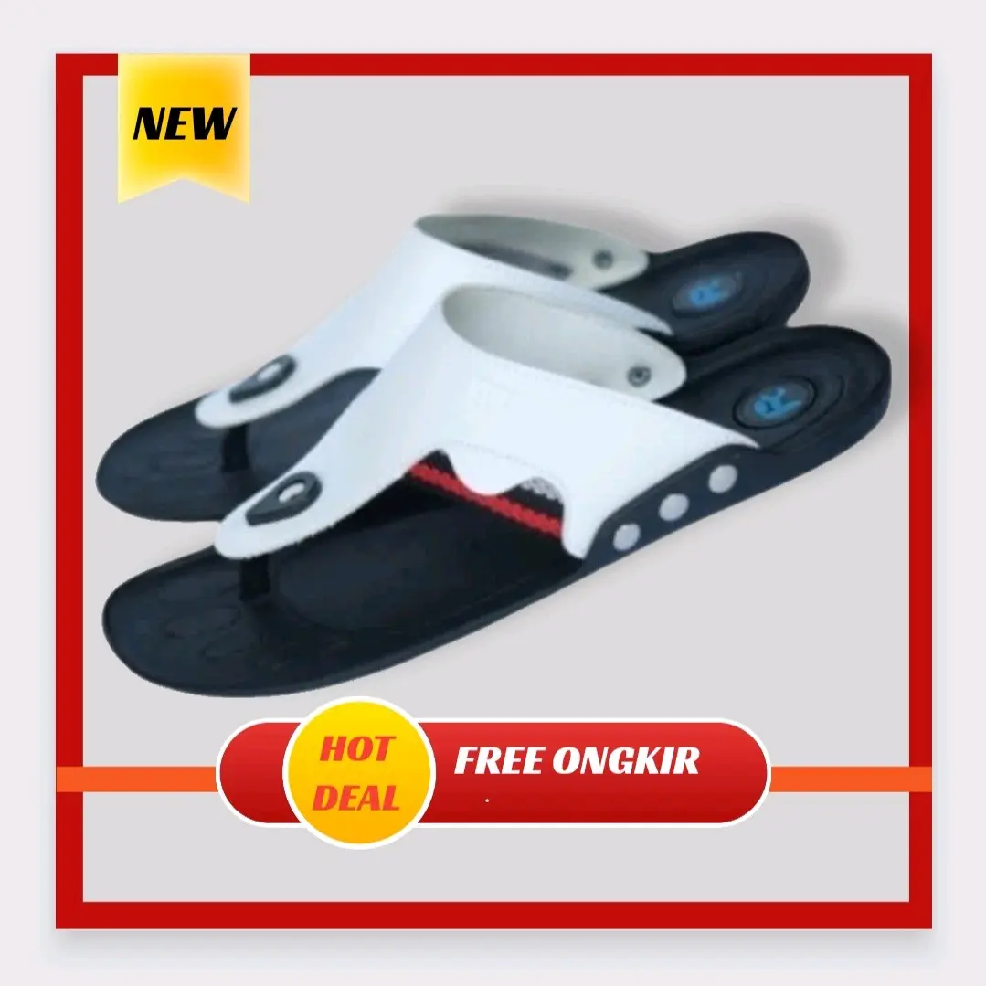 Sandal Pria JP 002 - Flip Flop Sendal Jepit Terbaru Kasual Karet