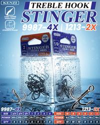Gambar Kail Treble Kenzi STINGER Hook Kuat Murah - 2 6pcs dari FISHINGIN Kab. Sukoharjo 2 Tokopedia