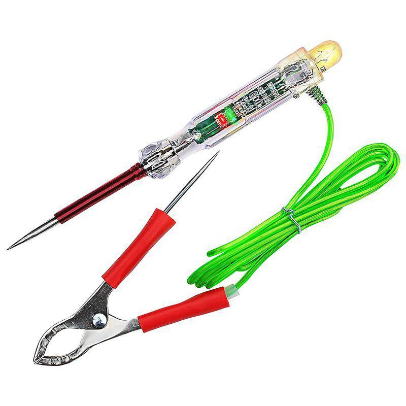 Automotive LED Circuit Tester 6-24V Test Light With Dual Probes ...