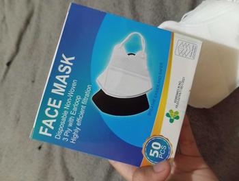 Product Review of Masker Duckbill Dewasa 3Ply Facemask Isi 50 Pcs Mix Warna Hitam Putih Termurah from d**i 0