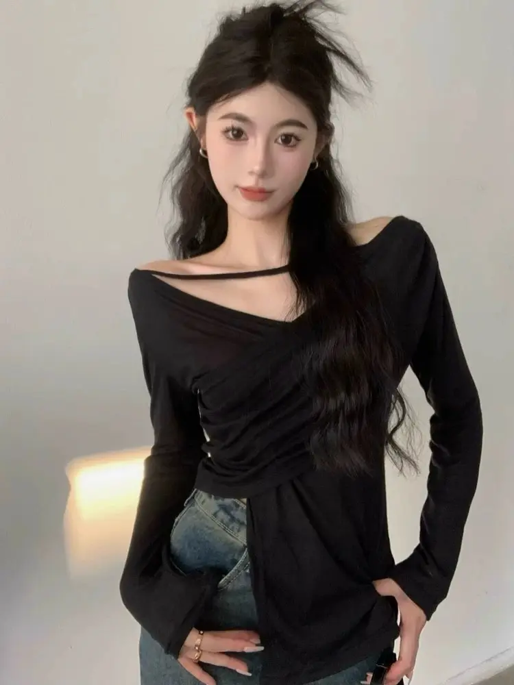 Bộ Đồ Áo Và Quần Dài Ống Loe Mỏng, Bộ Hai Mảnh, Dành Cho Nữ, Gợi Cảm Và Nịnh Nọt, Thích Hợp Cho Mùa Xuân Và Mùa Hè, Bộ Phù Hợp, 2024