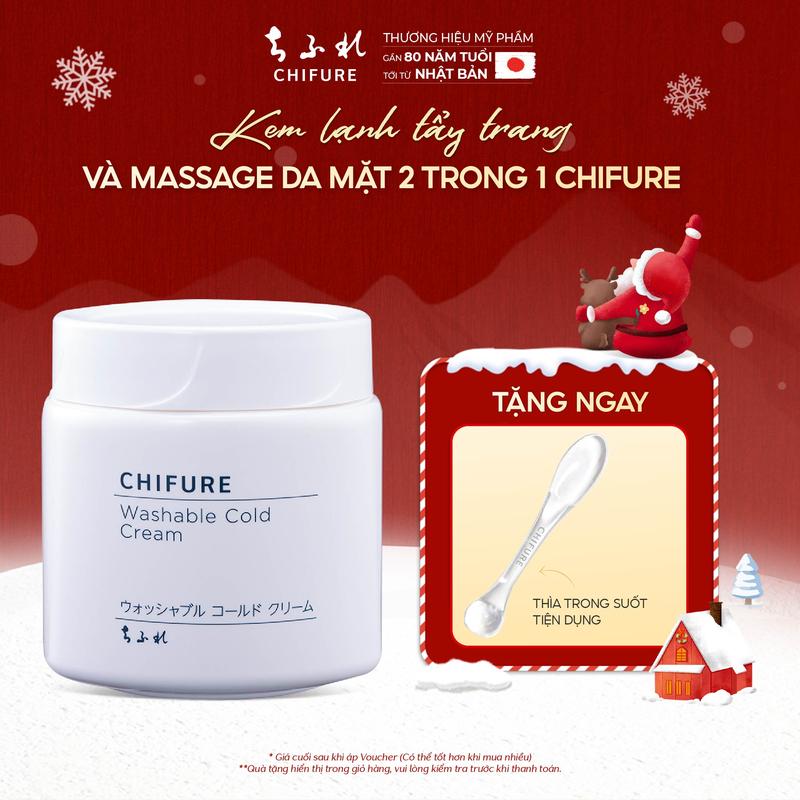  Tẩy trang dạng kem Chifure Washable Cold Cream 300g 