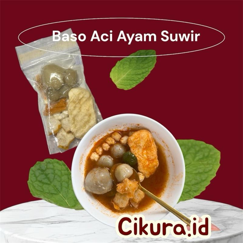 1 Baso Aci Ayam Suwir Pedas Ekonomis Hotpot Instan