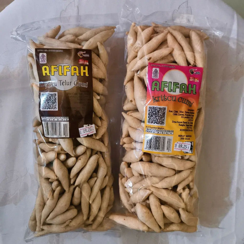KERICU TELUR CUMI & KERICU CUMI snack bangka