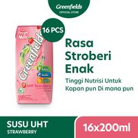 Gambar (Special Live toko_makmur58) [Bundling 16 Pcs] Susu Greenfields UHT Strawberry 200ml - Pack dari Greenfields Indonesia Kota Administrasi Jakarta Barat 1 Tokopedia
