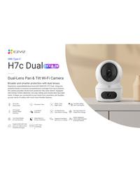 Gambar EZVIZ CCTV  H7C 4MP+4MP  DUAL-LENS PAN & TILT WI-FI CAMERA INDOOR - H7C Only dari Ezviz Smart Store Kota Administrasi Jakarta Barat 4 Tokopedia