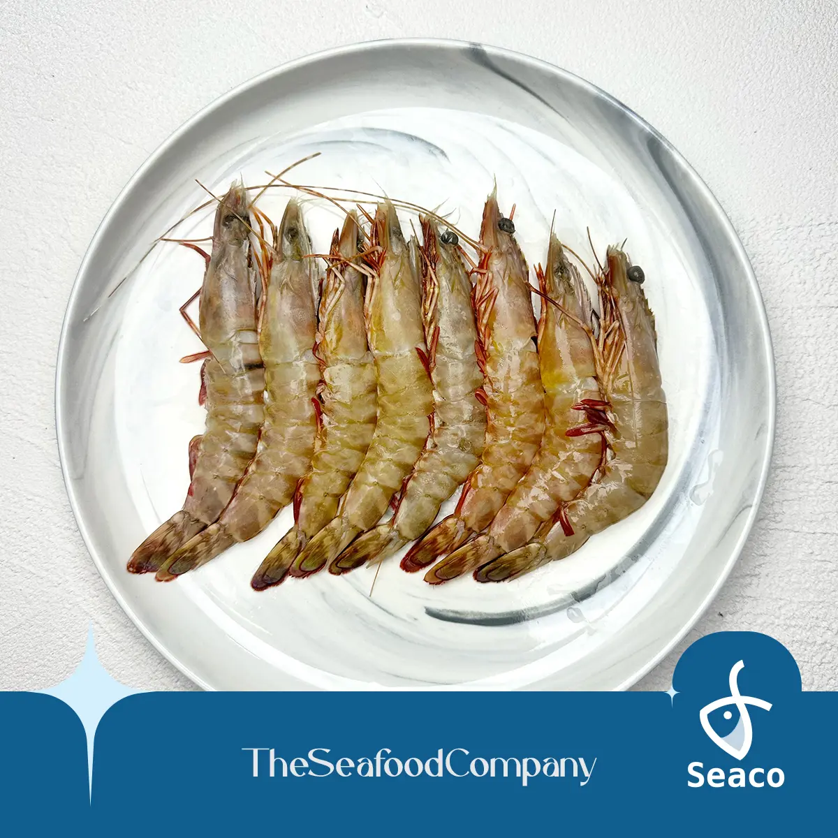 [Seaco] Flower Tiger Prawn HOSO 21-25