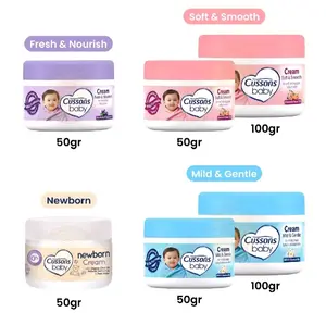 Cussons Baby Cream 100gr/50gr Soft & Smooth Mild Gentle Nourish Smooth untuk Kulit Bayi Sensitif