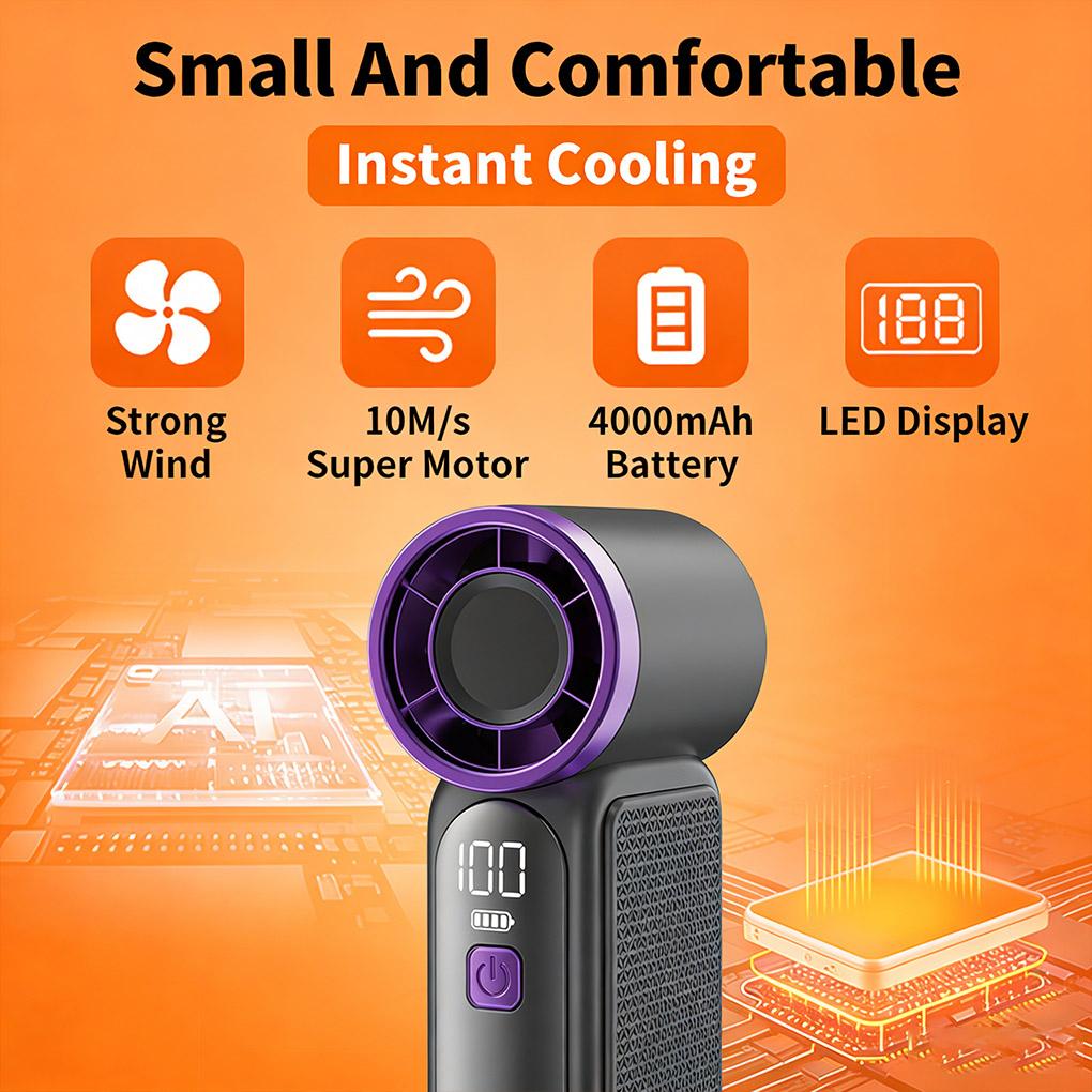 SALYS LENTIVEN Kipas Angin Mini Portable Pengumpul Angin Turbo Dengan Daya 5 Tingkat Pengatur Angin Kencang Yang Dapat Disesuaikan Alat Penurun Suhu Musim Panas X688 SALYS LENTIVEN Kipas Angin Mini Portable Pengumpul Angin Turbo Dengan Daya 5 Tingkat Pengatur Angin Kencang Yang Dapat Disesuaikan Alat Penurun Suhu Musim Panas X688