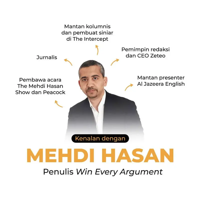 Buku Motivasi  Win Every Argument Seni Membilikan Perdebatan Menjadi Sosok Yahudi Hasan Mehdi - Reneturos 2