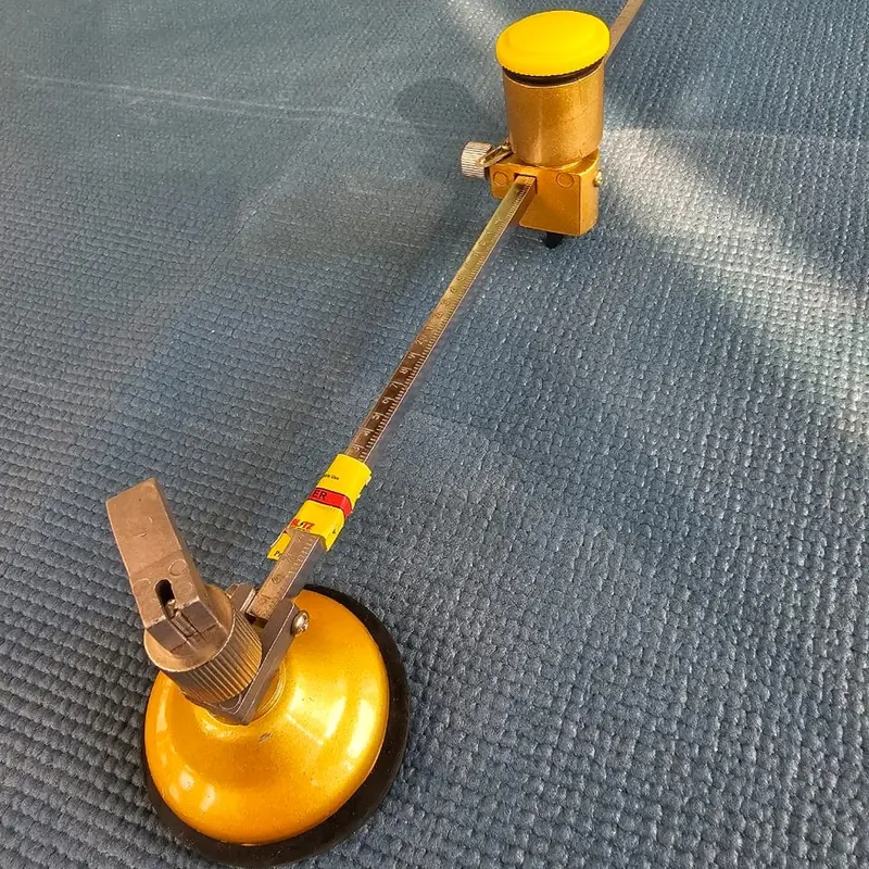 Alat Pemotong Kaca Lingkaran 360° diameter 50/100cm Gold Circle Glass Cutter 50cm/100cm Logam 0