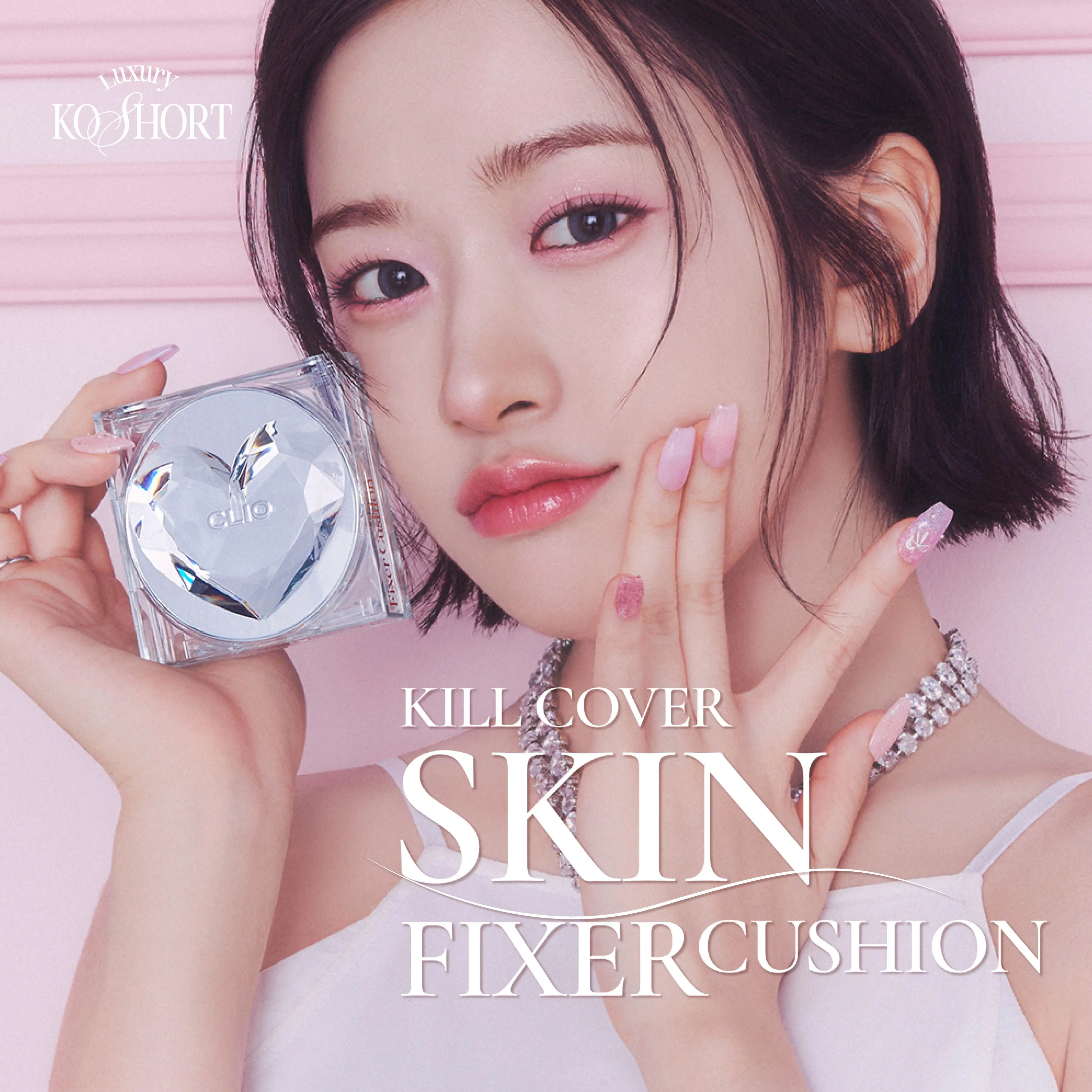 [NEW LAUNCH] CLIO Kill Cover Skin Fixer Cushion Luxury Koshort SPF 50+, PA+++ (FREE REFILL)
