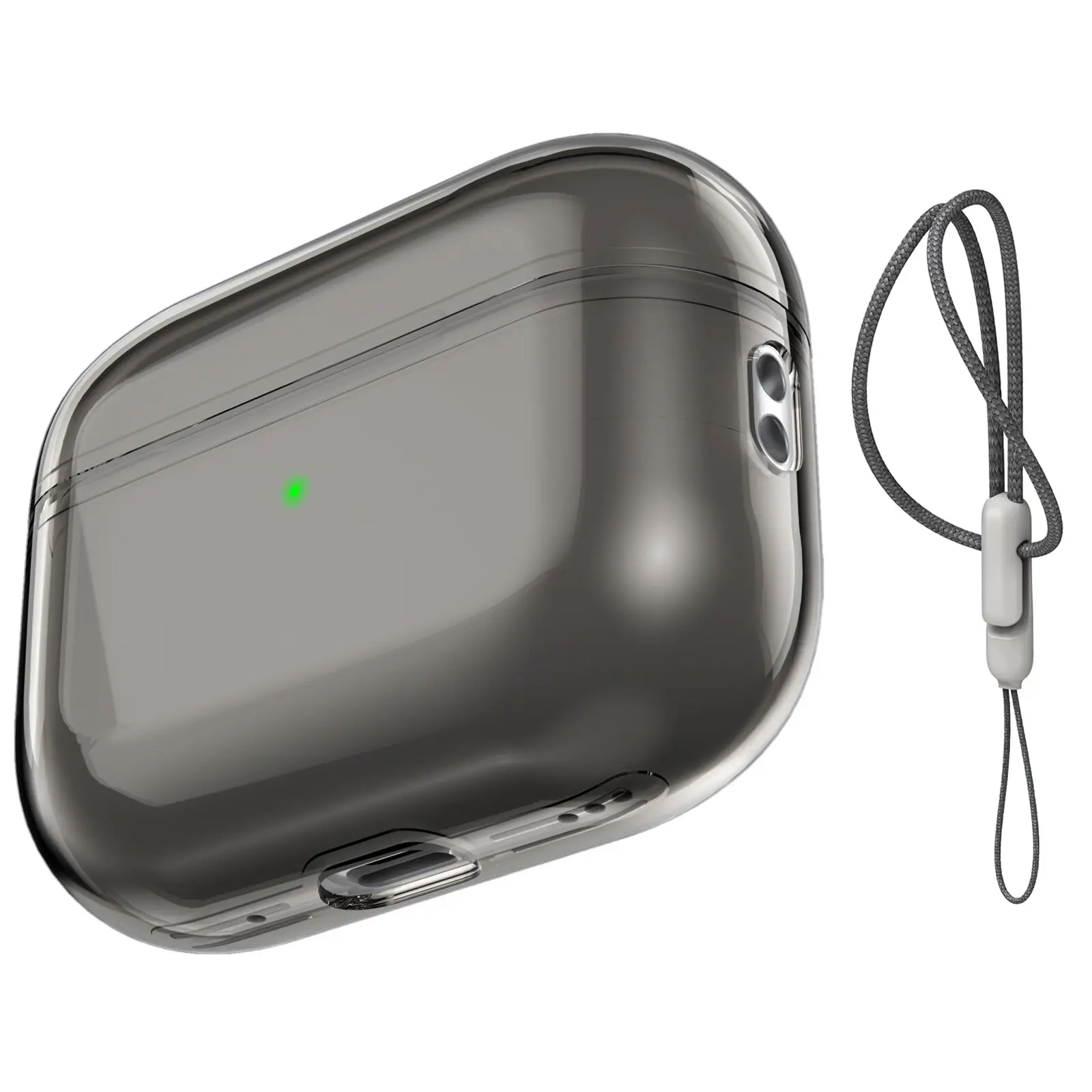 2023  Airpods Pro 2 High Quality Transparent Drop-proof TPU Soft Case with incase Lanyard for New AirPods Pro2 USB-C or Lighting Pro2