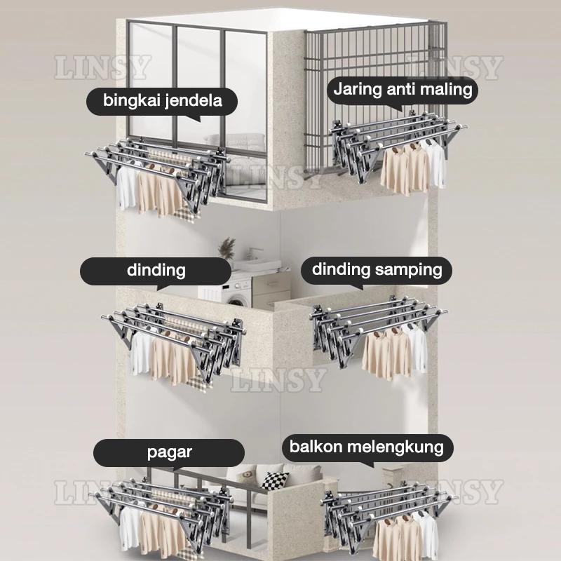 Ramadan Berkah Jemuran Baju Tempel Dinding Jemuran Pakaian Lipat Stainless Stee Jemuran Tempel Dinding Multilayer Jemuran Pakaian Minimalis Jemuran Lipat Dinding 200CM Jemuran Dinding 304 Dari Stainless Steel Jemuran Pakaian Dinding rak Ramadan Berkah Jemuran Baju Tempel Dinding Jemuran Pakaian Lipat Stainless Stee Jemuran Tempel Dinding Multilayer Jemuran Pakaian Minimalis Jemuran Lipat Dinding 200CM Jemuran Dinding 304 Dari Stainless Steel Jemuran Pakaian Dinding rak