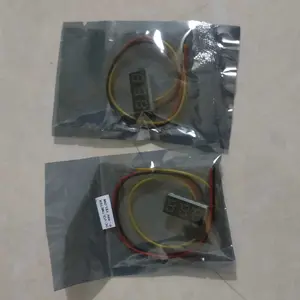 Voltmeter Digital DC 0-40V 0.28in Mini Tanpa Casing Frame 3 Kabel 0-40 Volt