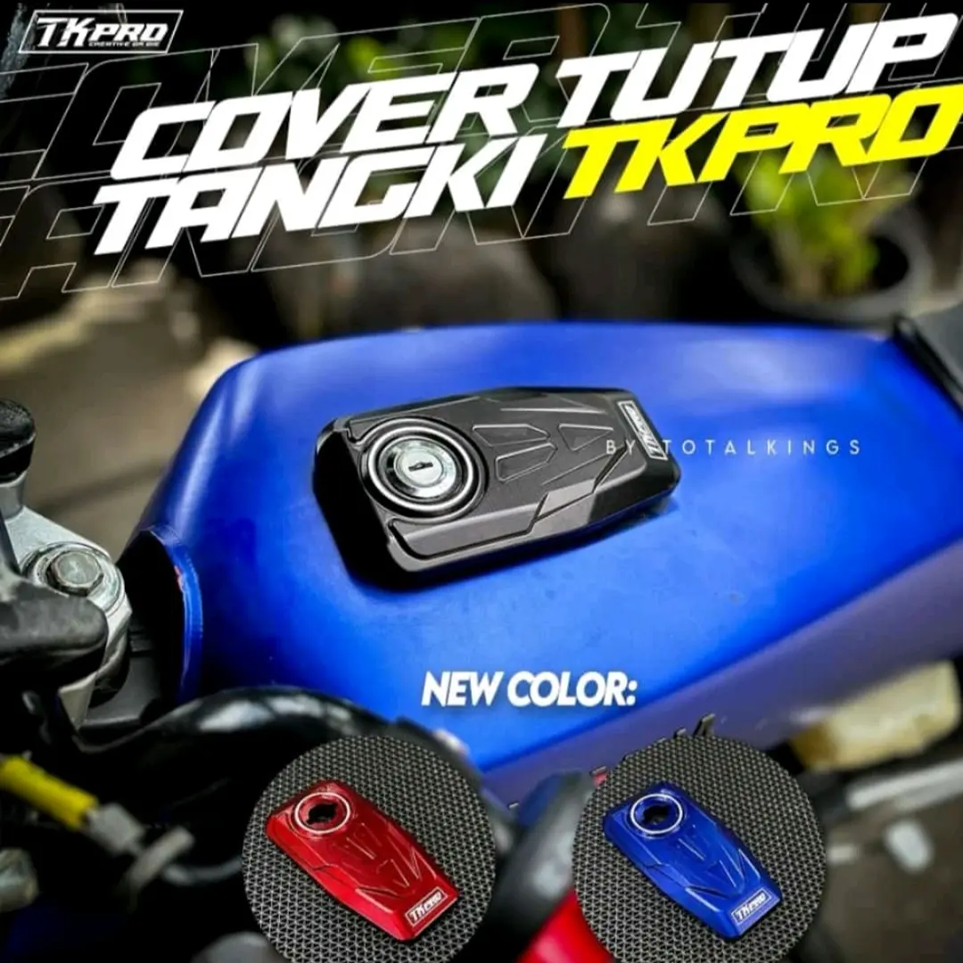 COVER TUTUP TANGKI RX KING DURALIUM PREMIUM CNC BY TK PRO Motorcycle