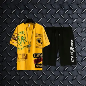 ONESET-COD stelan pria&wanita size L,XL,XXL 1 set fashion distro t-shirt celana cargo setelan pria dewasa casualset oversized setelan-GNRSGG30 Atasan Hoodie Motif Sablon Kaos