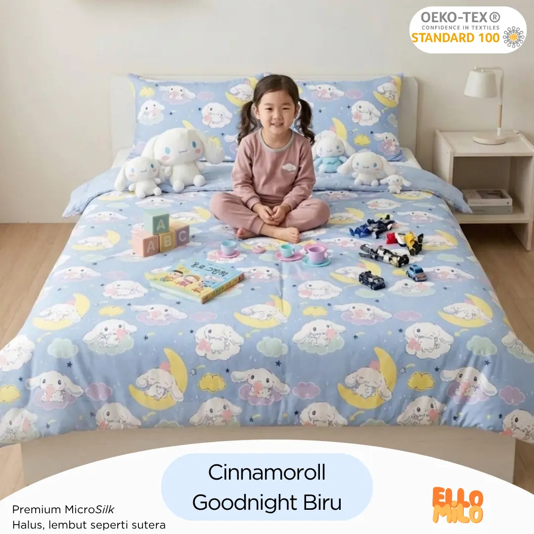 Sprei Set CN (TANPA BED COVER) | Katun Microsilk Star Collection | 90x200 100x200 120x200 140x200 160x200 180x200 200x200 | FREE karet anti geser | King size Queen Size Single Size