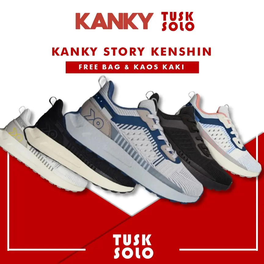 Sepatu Kanky Story Kenshin Original Sepatu Sneakers Kanky Casual Sport Pria Wanita