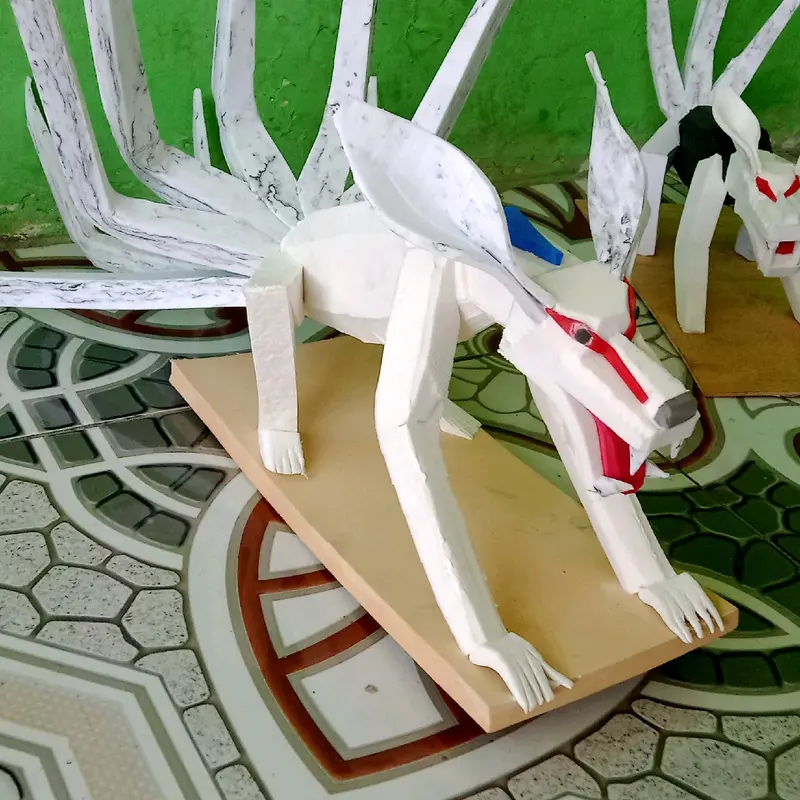 Mainan Ogo Ogo Miniatur Versi Qiyubi Tradisi Jawa dengan Lampu dan Kemampuan Tarik - Toy 2