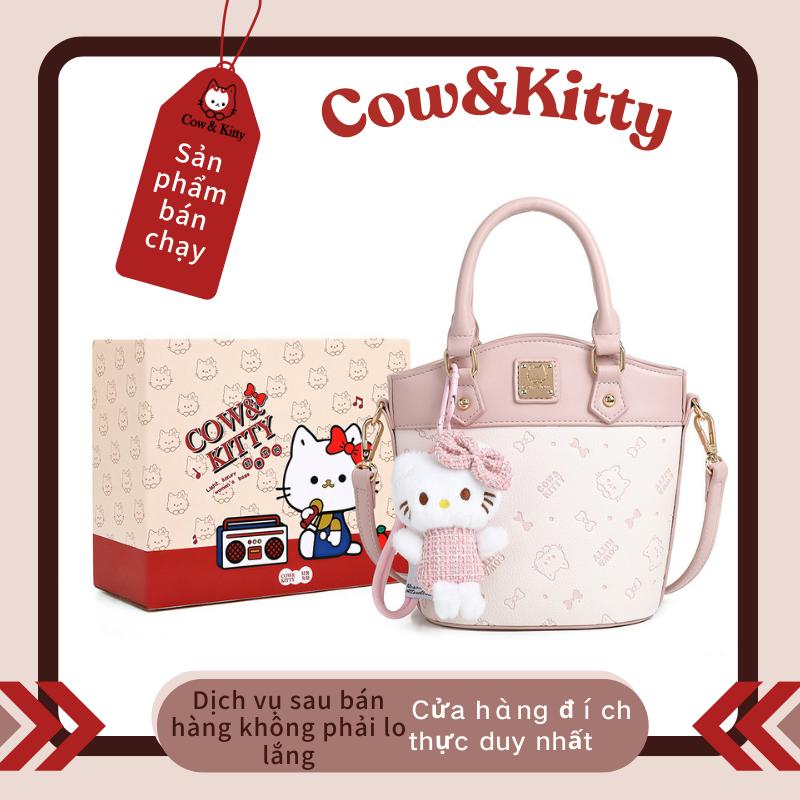  Túi Xách In Hình Mèo BORRY ROSA   BÒ & KITTY Phiên Bản Giới Hạn Phong Cách Mới Cho Năm 2025 Dành Cho Nữ 