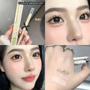 Eyeliner Highlighter Natural Makeup Waterproof Tahan Lama Lying Aegyosal Pencil 2 Warna Tersedia Kosmetik Mata Silkworm Pen Tahan