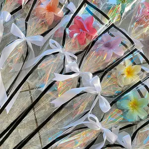 Buket jedai Kamboja/bouquet hair clip flower ukuran 8cm, free packing dan kartu ucapan