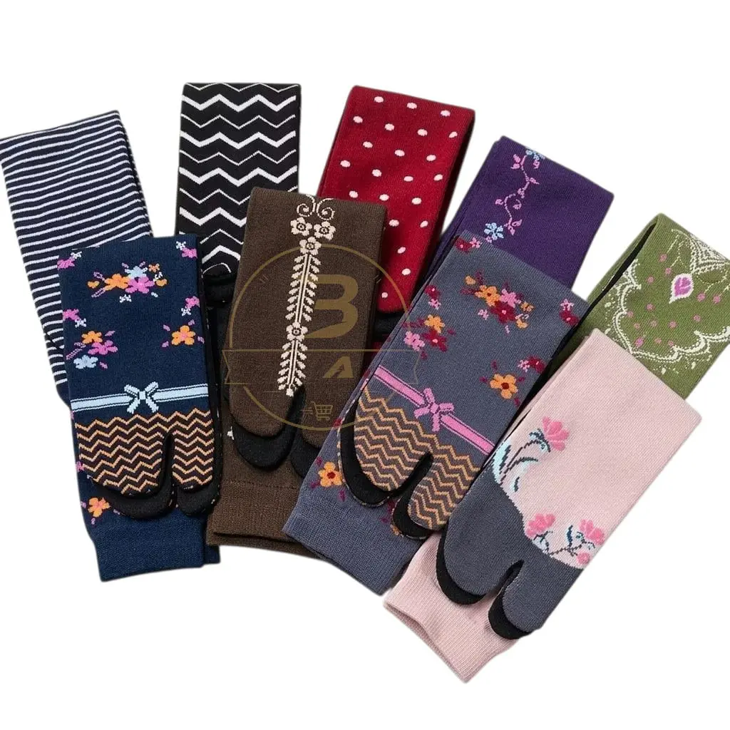 6 PASANG KAOS KAKI JEMPOL MUSLIMAH MOTIF DEWASA PANJANG ISLAMI fashion untuk Wanita Muslimah