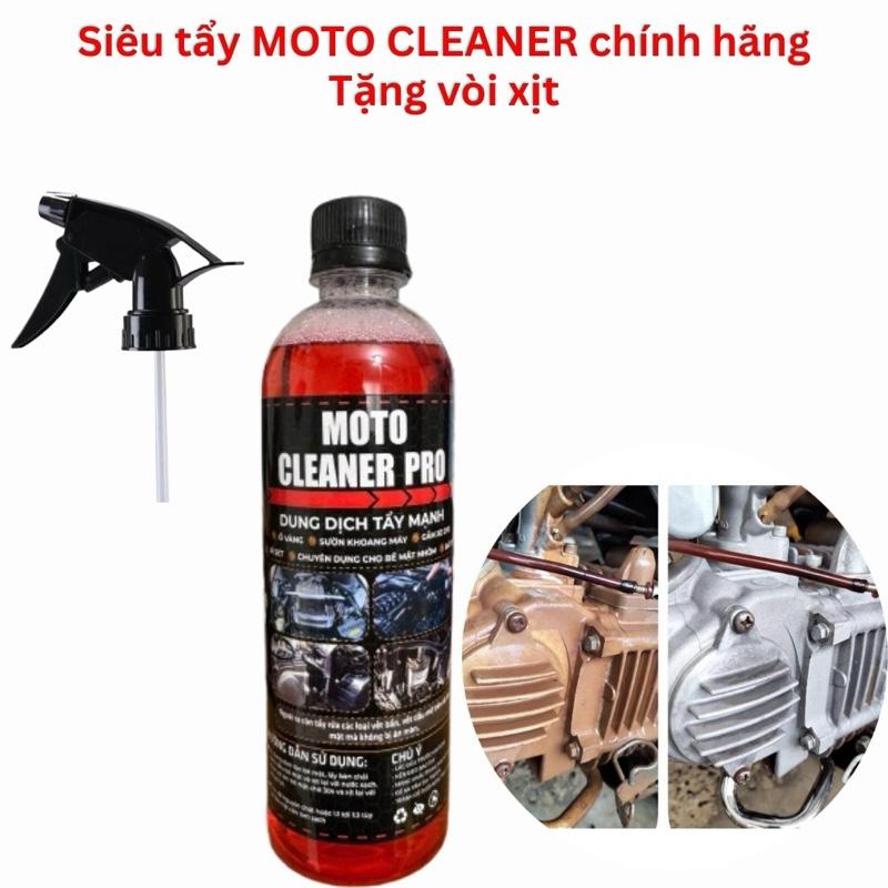  Nước rửa nhôm inox Moto Cleaner Pro - Tẩy rửa vết bẩn cứng đầu trên xe và máy xe dung  dịch dầu  rửa  sên nước  rửa  xe  không  chạm 