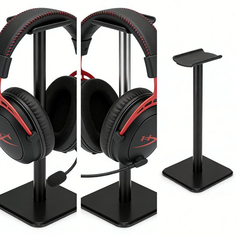 TechNest D5 Stand Headset Stand Headphone Premium Aluminum Material Anti Slip Stable Design For Tidy Desk Gaming Setup