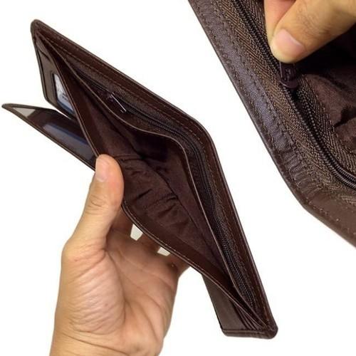 Dompet Kulit Pria model Resleting / Sleting 3