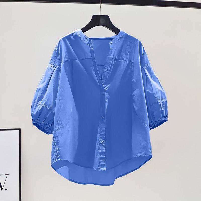 SAVIRA BLOUSE TRENDY / ATASAN WANITA LENGAN 7/8 KATUN POPLIN PREMIUM 365 3