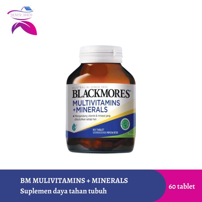 Gambar Blackmores Multivitamins + Minerals 60 Tablet dari Demir Official Store Kota Tangerang Tokopedia