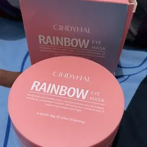 ISI 60 LEMBAR CINDYNAL Masker Mata Rainbow Collagen Emas 24k Mata Panda