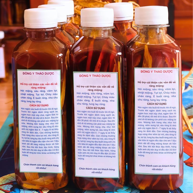 Ngậm Sâu Răng Hôi Miệng Lung Lay Răng Gia Truyền 1 chai 350ml