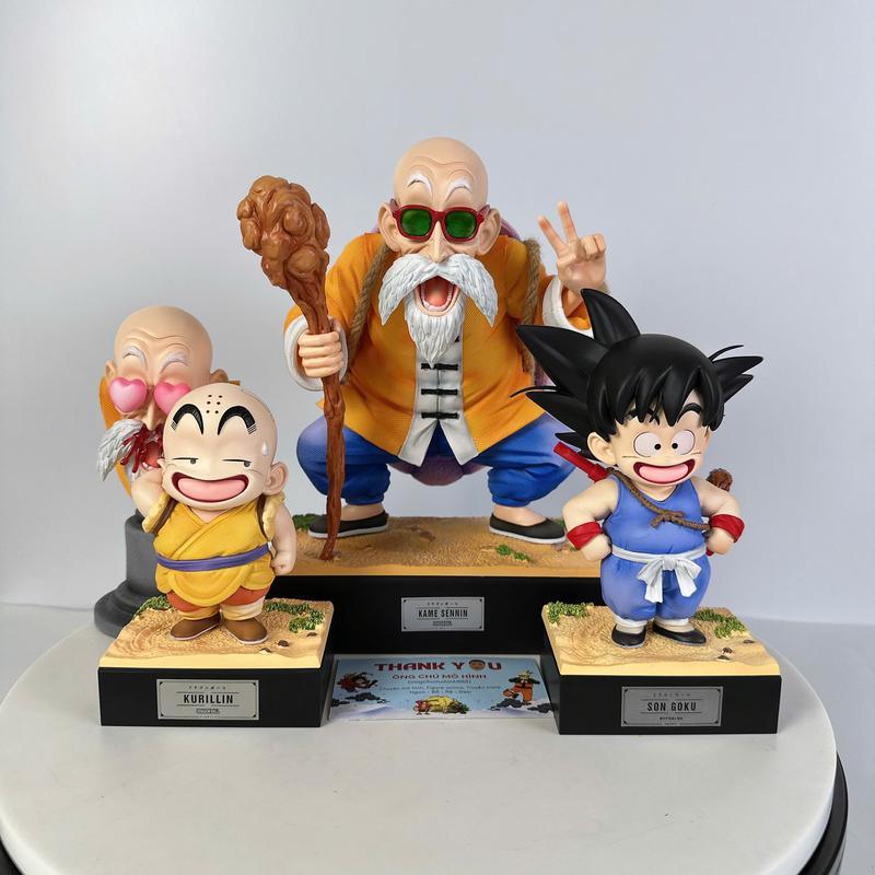 Mô Hình Quy Lão Tiên Sinh vs Goku vs Krilin  Thời Thơ Ấu Siêu Dễ Thương Ongchumohinh888 MH805 Toy Đồ chơi Mô Hình