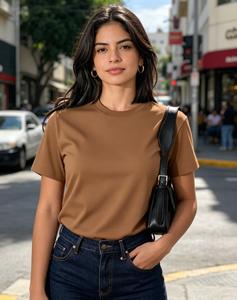 Playeras Mujer Deportiva Casual Cuello Redondo Manga Corta